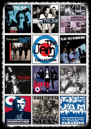 Vintage Collectible Posters - 1P, Metallschilder THE JAM COLLECTION MUSIC