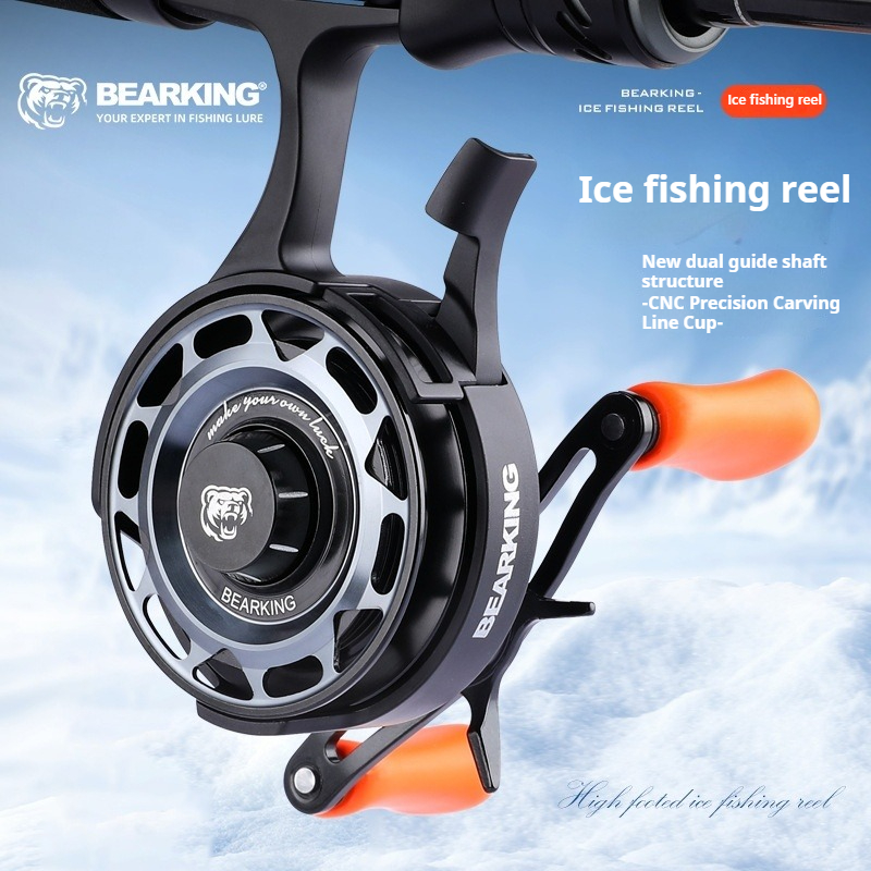 Developing Tank Reel - Winter-Eisangelrolle, Mikro-Spinnrolle mit Front-Drag und Magnetbremse