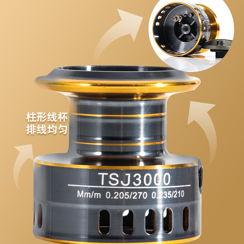 TSJ Metall-Spinnrolle, 3000er- – Developing Tank Reel Bewertung und Preis